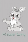 Hi Easter Bunny - Easter Blank Lined Journals a Great Easter Gift for Everyone to Enjoy This Easter