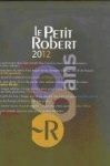 Le Petit Robert 2012