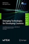 Emerging Technologies for Developing Countries : Second EAI International Conference, AFRICATEK 2018, Cotonou, Benin, May