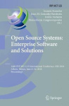 Open Source Systems: Enterprise Software and Solutions : 14th IFIP WG 2.13 International Conference, OSS 2018, Athens,