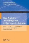 Data Analytics and Management in Data Intensive Domains : 20th International Conference, DAMDID/RCDL 2018, Moscow, Russia,