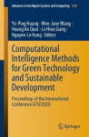 Computational Intelligence Methods for Green Technology and Sustainable Development - Proceedings of the International Conferenc