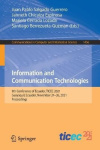 Information and Communication Technologies - 9th Conference of Ecuador, TICEC 2021, Guayaquil, Ecuador, November 24–26, 2021, Pr