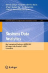 Business Data Analytics : First International Conference, ICBDA 2022, Dehradun, India, October 7–8, 2022, Proceedings