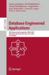 Database Engineered Applications - 29th International Symposium, IDEAS 2025, Newcastle upon Tyne, UK, July 14–16, 2025, Proceedi
