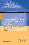 Database and Expert Systems Applications - DEXA 2026 Workshops : 37th International Conference on Database and Expert