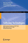 Software Technologies : 20th International Conference, ICSOFT 2025, Bilbao, Spain, June 10–12, 2025, Revised Selected Papers