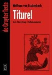 Titurel - [Text - Übersetzung - Stellenkommentar]