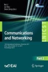 Communications and Networking - 12th International Conference, ChinaCom 2017, Xi’an, China, October 10-12, 2017, Proceedings, Pa