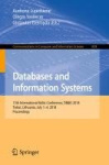 Databases and Information Systems - 13th International Baltic Conference, DB&IS 2018, Trakai, Lithuania, July 1-4, 2018, Proceed