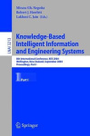 Knowledge-Based Intelligent Information and Engineering Systems - 8th International Conference, KES 2004, Wellington, New Zealan