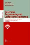 Generative Programming and Component Engineering - ACM SIGPLAN/SIGSOFT Conference, GPCE 2002, Pittsburgh, PA, USA, October 6-8, 