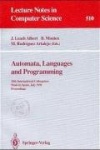 Automata, Languages and Programming - 18th International Colloquium, Madrid, Spain, July 8-12, 1991. Proceedings