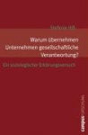 Warumübernehmen Unternehmen gesellschaftliche Verantwortung?