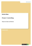 Project Controlling - Objectives, Tasks and Methods