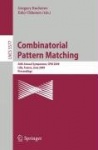 Combinatorial Pattern Matching - 20th Annual Symposium, CPM 2009 Lille, France, June 22-24, 2009 Proceedings