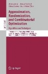 Approximation, Randomization, and Combinatorial Optimization. Algorithms and Techniques - 13th International Workshop, APPROX 20