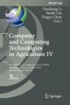 Computer and Computing Technologies in Agriculture IV : 4th IFIP TC 12 International Conference, CCTA 2010, Nanchang,