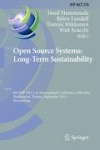 Open Source Systems: Long-Term Sustainability : 8th IFIP WG 2.13 International Conference, OSS 2012, Hammamet, Tunisia,