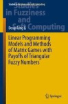Linear Programming Models and Methods of Matrix Games with Payoffs of Triangular Fuzzy Numbers