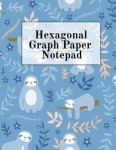 Hexagonal Graph Paper Notepad - Hexagon Notebook (.2" per side, small) - Draw, Doodle, Craft, Tilt, Quilt, Video Game & Mosaic D