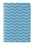 Ladytimer Mini Deluxe Sky 2018 - Taschenplaner / Taschenkalender (8 x 11,5) - Tucson Einband - Motivprägung Muster - Weekly - 14