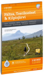 Pältsa Treriksröset Kilpisjärvi 1:50 000/1:25 000 (taitettu kartta)