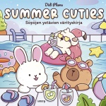 Summer Cuties söpöjen ystävien värityskirja