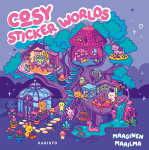 Cosy Sticker Worlds — Maaginen maailma (täytettävä kirja)