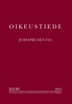 Oikeustiede-Jurisprudentia XLVIII:2015