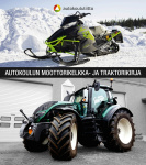 Autokoulun moottorikelkka- ja traktorikirja