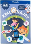 Kellonajat puuha- ja tarrakirja 6-8 v