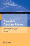 Theoretical Computer Science - 35th National Conference, NCTCS 2017, Wuhan, China, October 14-15, 2017, Proceedings