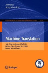 Machine Translation - 16th China Conference, CCMT 2020, Hohhot, China, October 10-12, 2020, Revised Selected Papers