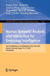 Human Behavior Analysis and Interaction for Emotional Intelligence : The First Workshop on EI-MiGA@IJCAI 2026, IJCAI 2026,